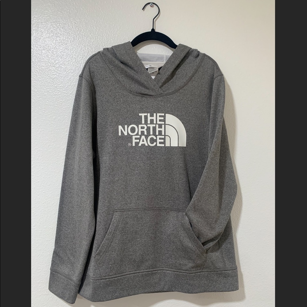 Northface Women’s Grey pullover hoodie, size small